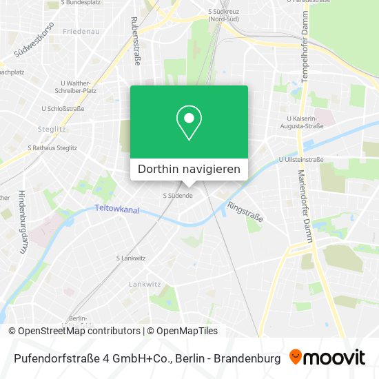 Pufendorfstraße 4 GmbH+Co. Karte