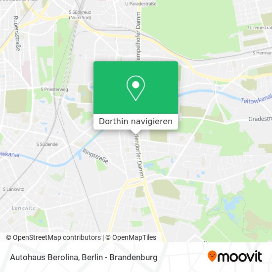 Autohaus Berolina Karte