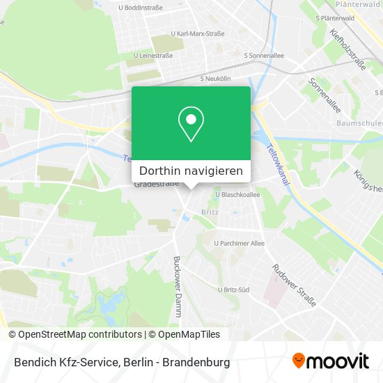 Bendich Kfz-Service Karte