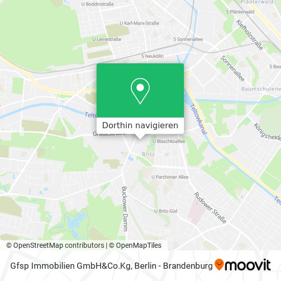 Gfsp Immobilien GmbH&Co.Kg Karte