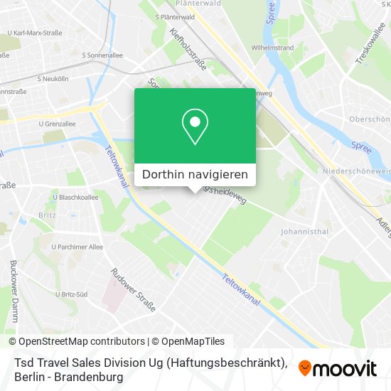 Tsd Travel Sales Division Ug (Haftungsbeschränkt) Karte