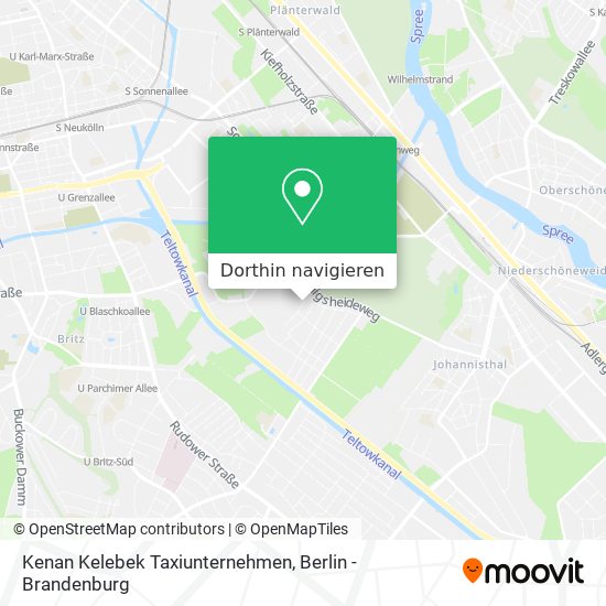 Kenan Kelebek Taxiunternehmen Karte