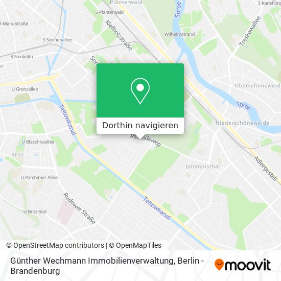 Günther Wechmann Immobilienverwaltung Karte