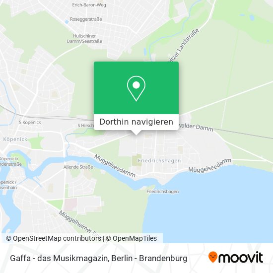 Gaffa - das Musikmagazin Karte