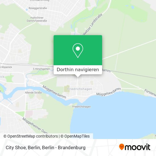 City Shoe, Berlin Karte