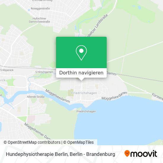 Hundephysiotherapie Berlin Karte