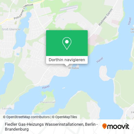 Fiedler Gas-Heizungs Wasserinstallationen Karte