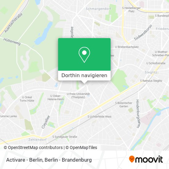 Activare - Berlin Karte