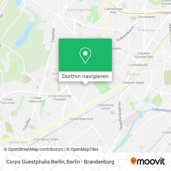 Corps Guestphalia Berlin Karte