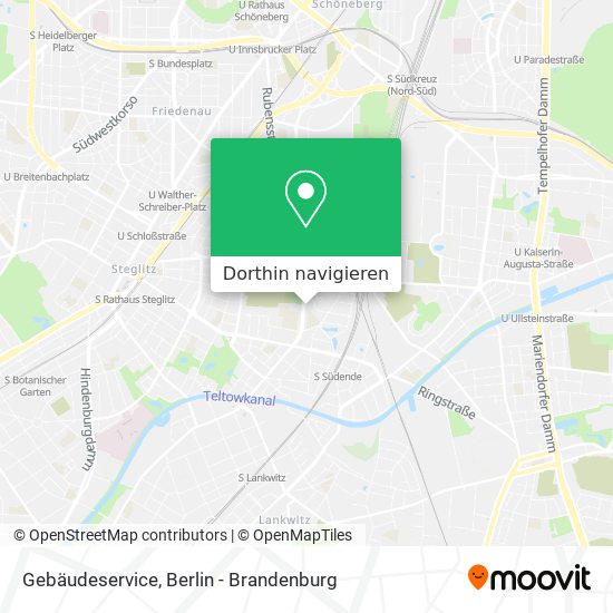 Gebäudeservice Karte