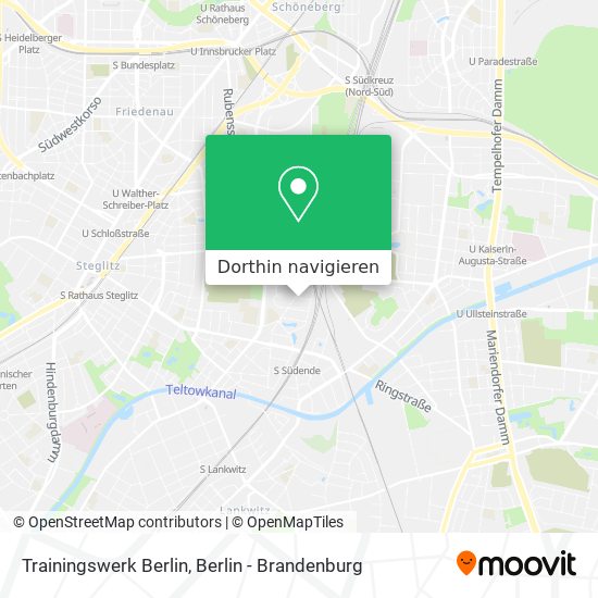 Trainingswerk Berlin Karte