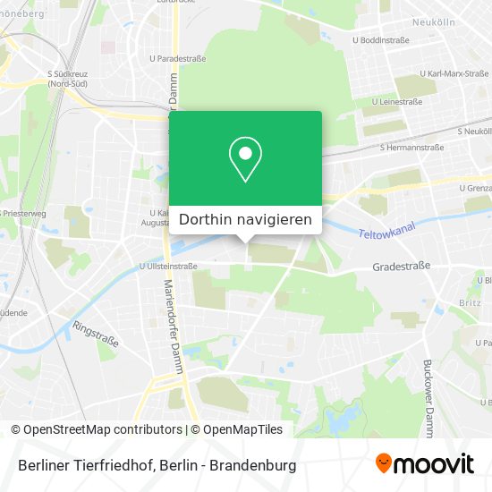 Berliner Tierfriedhof Karte