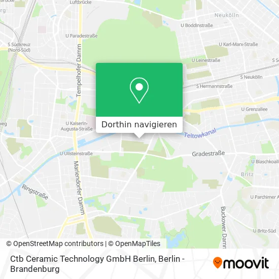 Ctb Ceramic Technology GmbH Berlin Karte
