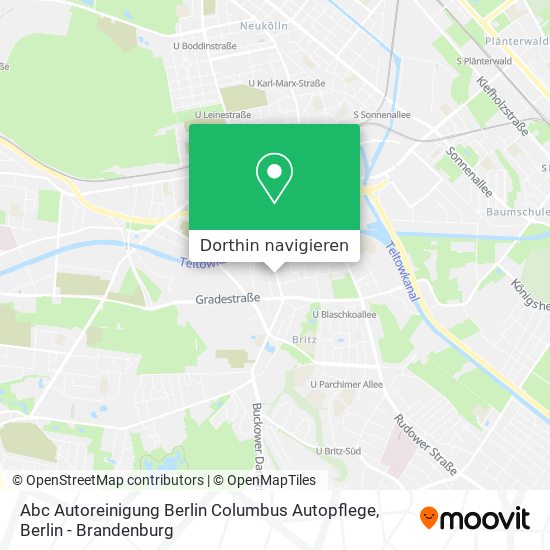 Abc Autoreinigung Berlin Columbus Autopflege Karte