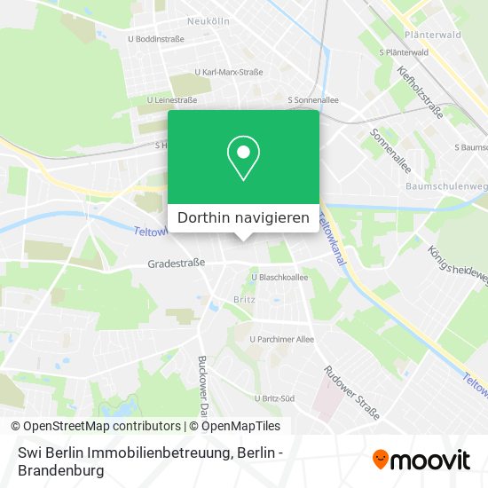 Swi Berlin Immobilienbetreuung Karte