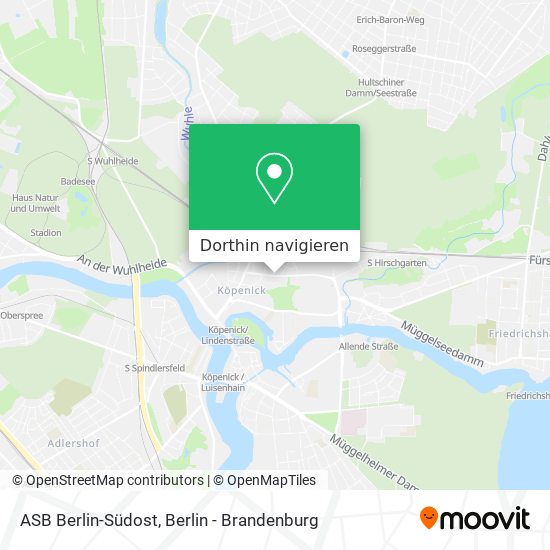 ASB Berlin-Südost Karte