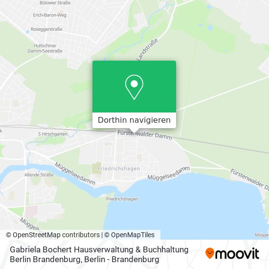 Gabriela Bochert Hausverwaltung & Buchhaltung Berlin Brandenburg Karte