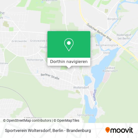 Sportverein Woltersdorf Karte