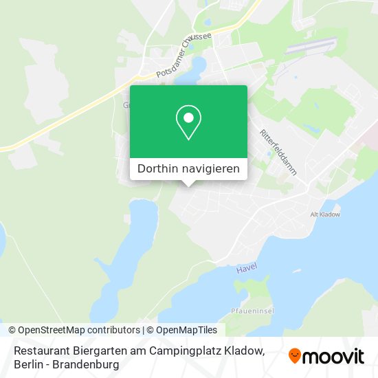 Restaurant Biergarten am Campingplatz Kladow Karte