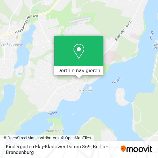 Kindergarten Ekg-Kladower Damm 369 Karte