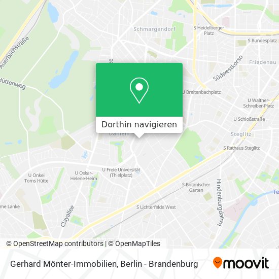 Gerhard Mönter-Immobilien Karte