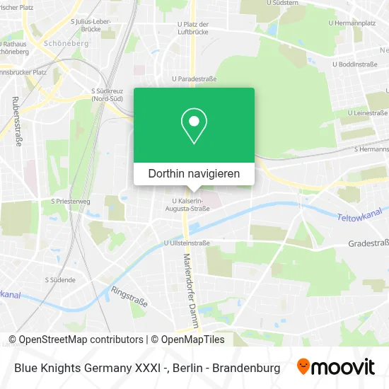 Blue Knights Germany XXXI - Karte