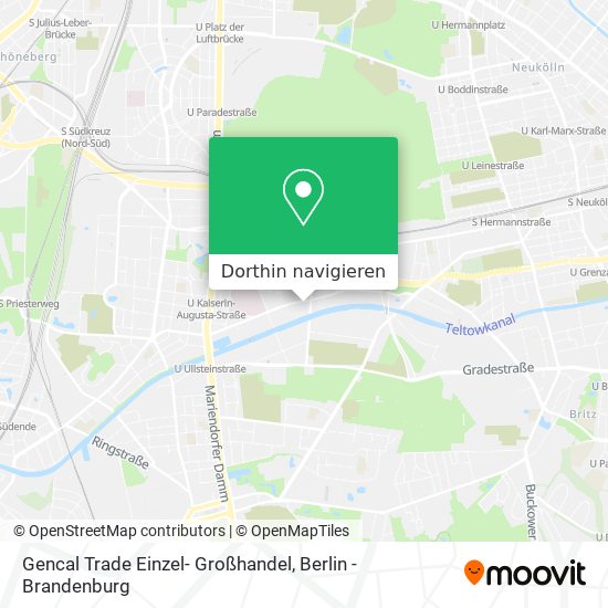 Gencal Trade Einzel- Großhandel Karte