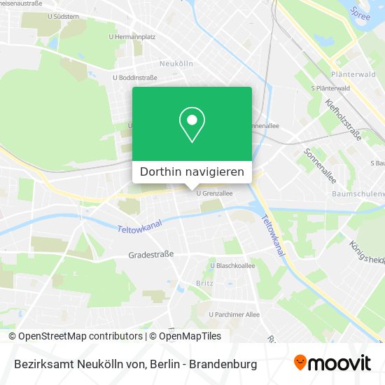 Bezirksamt Neukölln von Karte