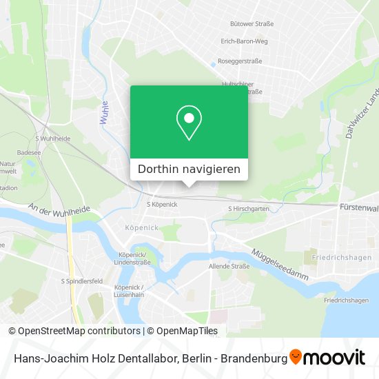 Hans-Joachim Holz Dentallabor Karte