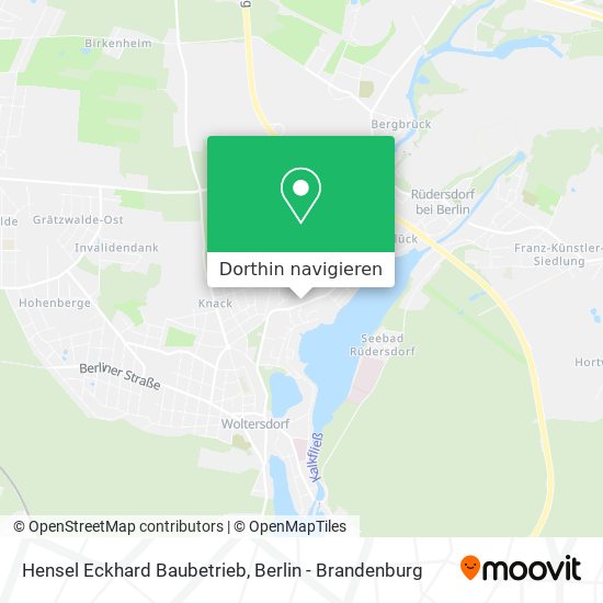 Hensel Eckhard Baubetrieb Karte