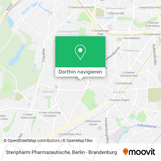 Steripharm Pharmazeutische Karte