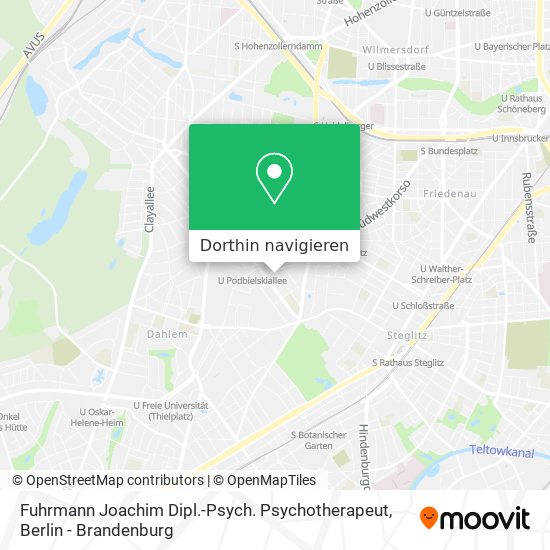 Fuhrmann Joachim Dipl.-Psych. Psychotherapeut Karte