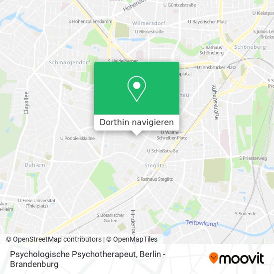 Psychologische Psychotherapeut Karte