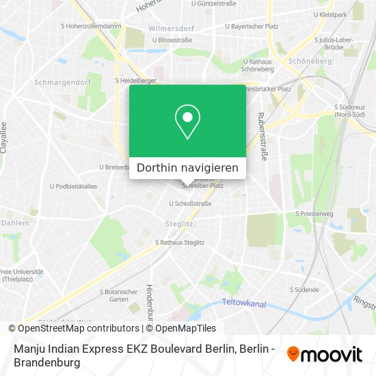 Manju Indian Express EKZ Boulevard Berlin Karte