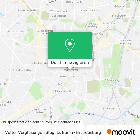 Vetter Verglasungen Steglitz Karte