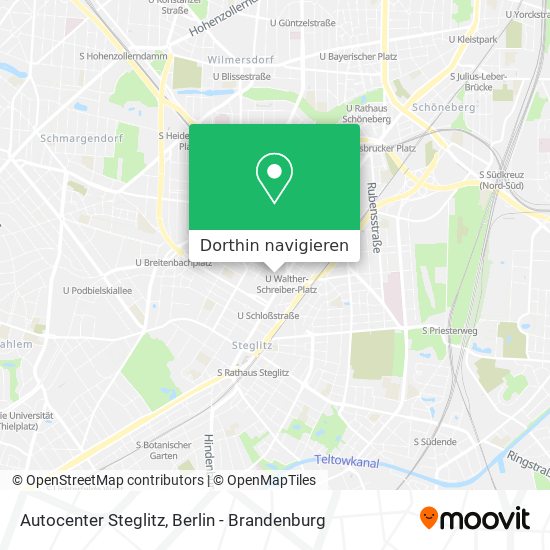 Autocenter Steglitz Karte
