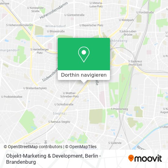 Objekt-Marketing & Development Karte