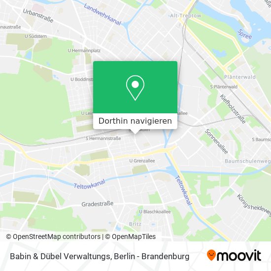 Babin & Dübel Verwaltungs Karte