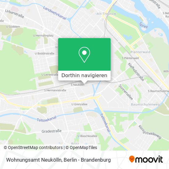 Wohnungsamt Neukölln Karte