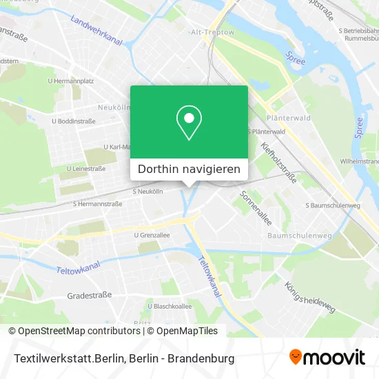 Textilwerkstatt.Berlin Karte