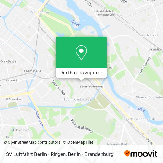 SV Luftfahrt Berlin - Ringen Karte