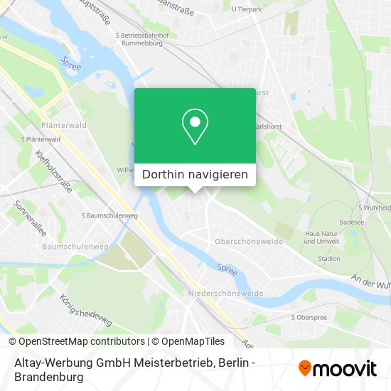 Altay-Werbung GmbH Meisterbetrieb Karte