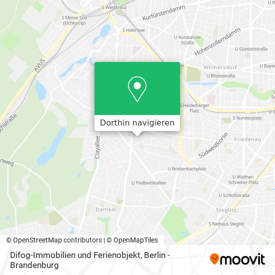 Difog-Immobilien und Ferienobjekt Karte