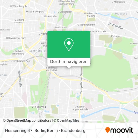 Hessenring 47, Berlin Karte