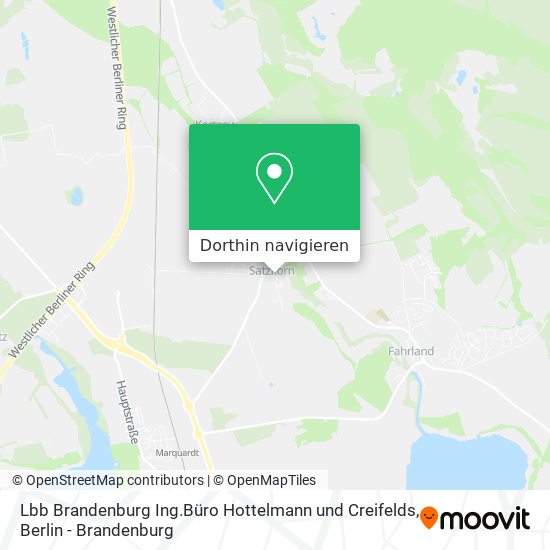 Lbb Brandenburg Ing.Büro Hottelmann und Creifelds Karte