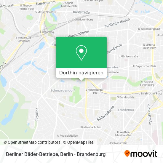 Berliner Bäder-Betriebe Karte