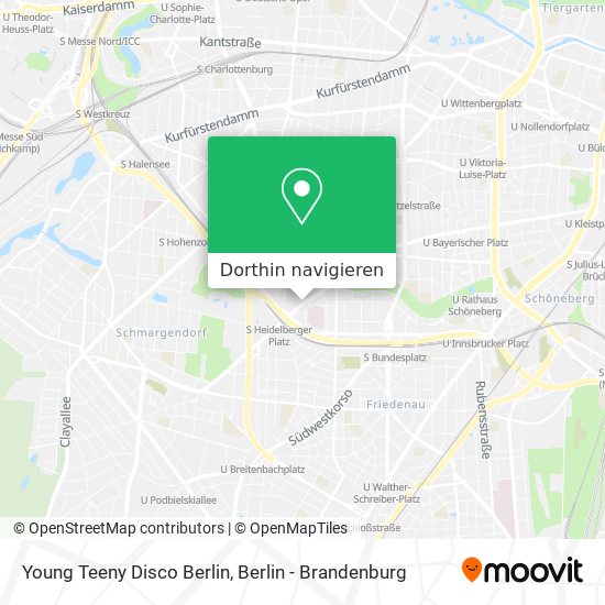 Young Teeny Disco Berlin Karte