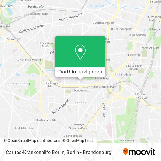 Caritas-Krankenhilfe Berlin Karte