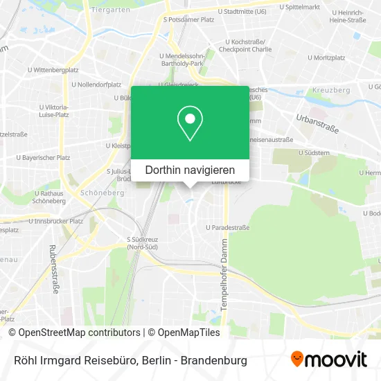 Röhl Irmgard Reisebüro Karte