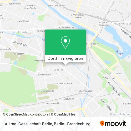 Al Iraqi Gesellschaft Berlin Karte